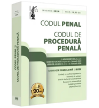 Codul penal și Codul de procedura penala ianuarie 2024