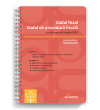 Codul fiscal & Codul de procedură fiscală (actualizate la 8 martie 2024)