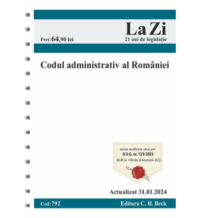 Codul administrativ al Romaniei Act. 31 ianuarie 2024 Ed.Spiralata